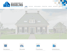 Tablet Screenshot of bouwbedrijfregeling.nl